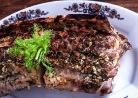 Karé dvoch chutí pečené na kosti