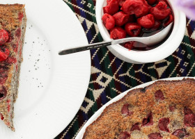 Makovo-višňový koláč